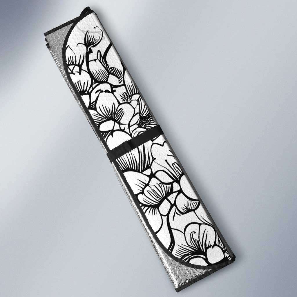 Japan And Hawaii Auto Sun Shade Sakura Koi Fish Hawaiian Lei Kanaka LT14 - Polynesian Pride