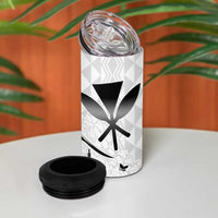 Japan And Hawaii 4 in 1 Can Cooler Tumbler Sakura Koi Fish Hawaiian Lei Kanaka - Polynesian Pride