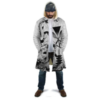 Japan And Hawaii Cloak Sakura Koi Fish Hawaiian Lei Kanaka - Polynesian Pride