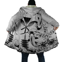 Japan And Hawaii Cloak Sakura Koi Fish Hawaiian Lei Kanaka - Polynesian Pride