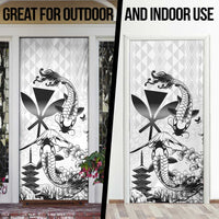 Japan And Hawaii Door Cover Sakura Koi Fish Hawaiian Lei Kanaka LT14 - Polynesian Pride
