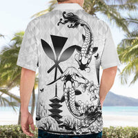 Japan And Hawaii Hawaiian Shirt Sakura Koi Fish Hawaiian Lei Kanaka LT14 - Polynesian Pride