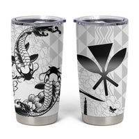 Japan And Hawaii Tumbler Cup Sakura Koi Fish Hawaiian Lei Kanaka - Polynesian Pride