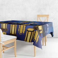 Japan Obon Festival Tablecloth Sakura Lanterns With Bon Dance LT14 - Polynesian Pride