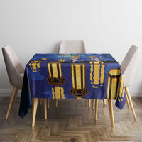 Japan Obon Festival Tablecloth Sakura Lanterns With Bon Dance LT14 - Polynesian Pride