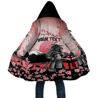 Personalised Japan Samurai Warrior Cloak Japanese Cherry Blossom Polynesian Pattern - Polynesian Pride