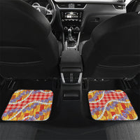 Hawaii Kahili Palaka Motifs Car Mats Hawaiian Honohono Pikake Lei