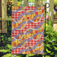 Hawaii Kahili Palaka Motifs Garden Flag Hawaiian Honohono Pikake Lei