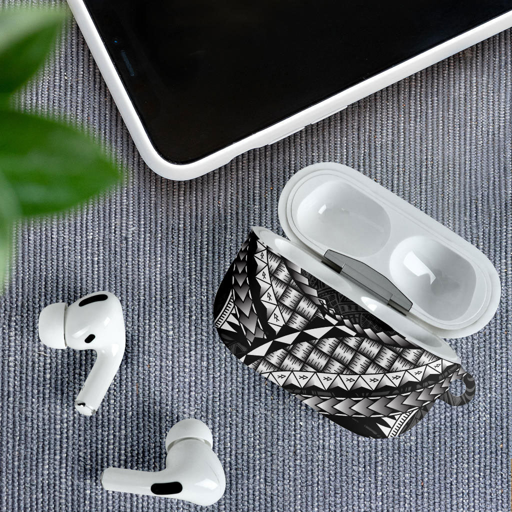 Hawaii Lauhala Tattoo AirPods Case Hawaiian Hala Leaf Weaving