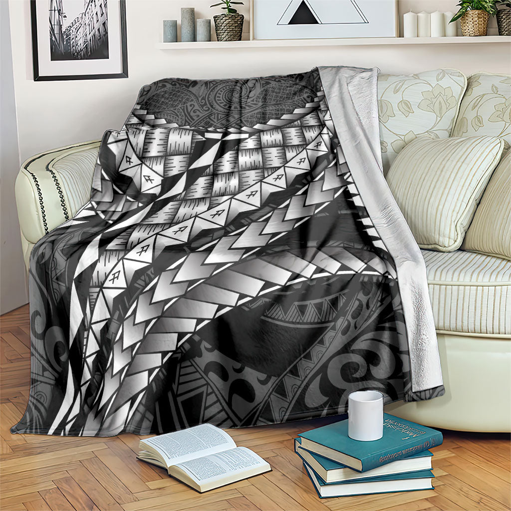 Hawaii Lauhala Tattoo Blanket Hawaiian Hala Leaf Weaving LT14 Black - Polynesian Pride