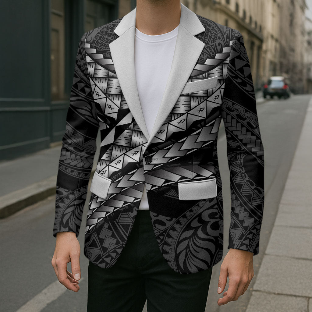 Hawaii Lauhala Tattoo Blazer Hawaiian Hala Leaf Weaving