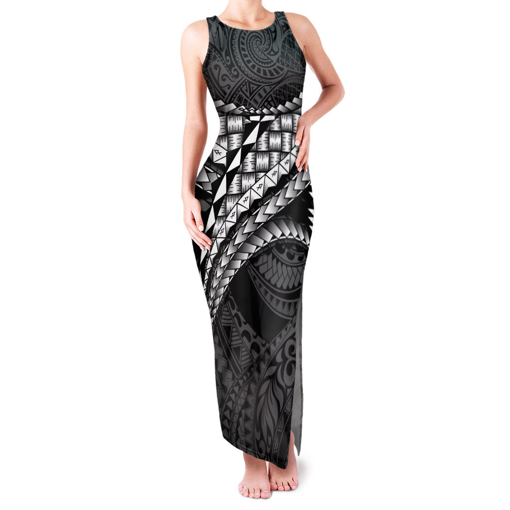 Hawaii Lauhala Tattoo Family Matching Tank Maxi Dress and Hawaiian Shirt Hawaiian Hala Leaf Weaving