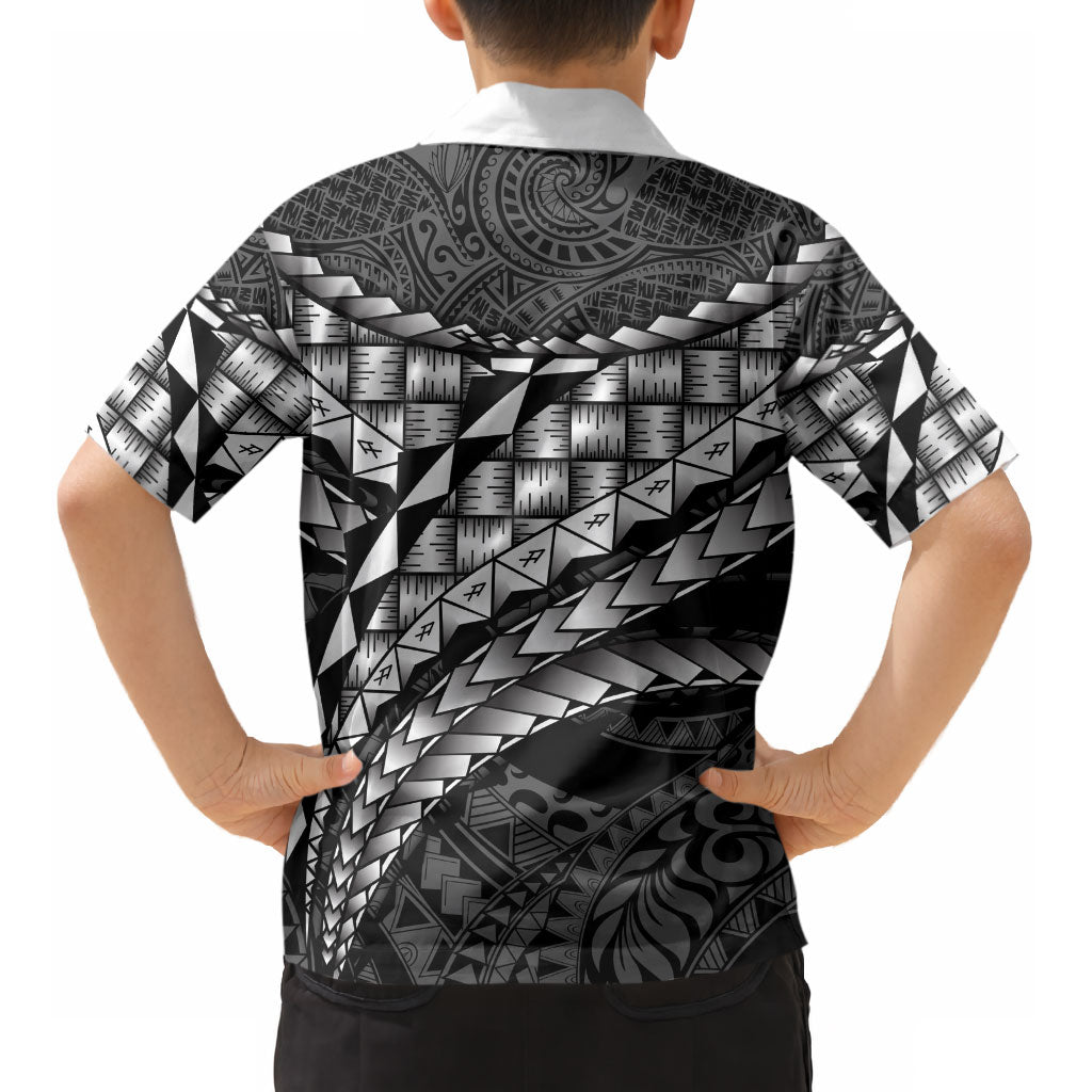 Hawaii Lauhala Tattoo Kid Hawaiian Shirt Hawaiian Hala Leaf Weaving LT14 - Polynesian Pride