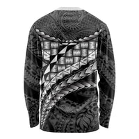 Hawaii Lauhala Tattoo Long Sleeve Shirt Hawaiian Hala Leaf Weaving
