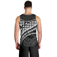 Hawaii Lauhala Tattoo Men Tank Top Hawaiian Hala Leaf Weaving