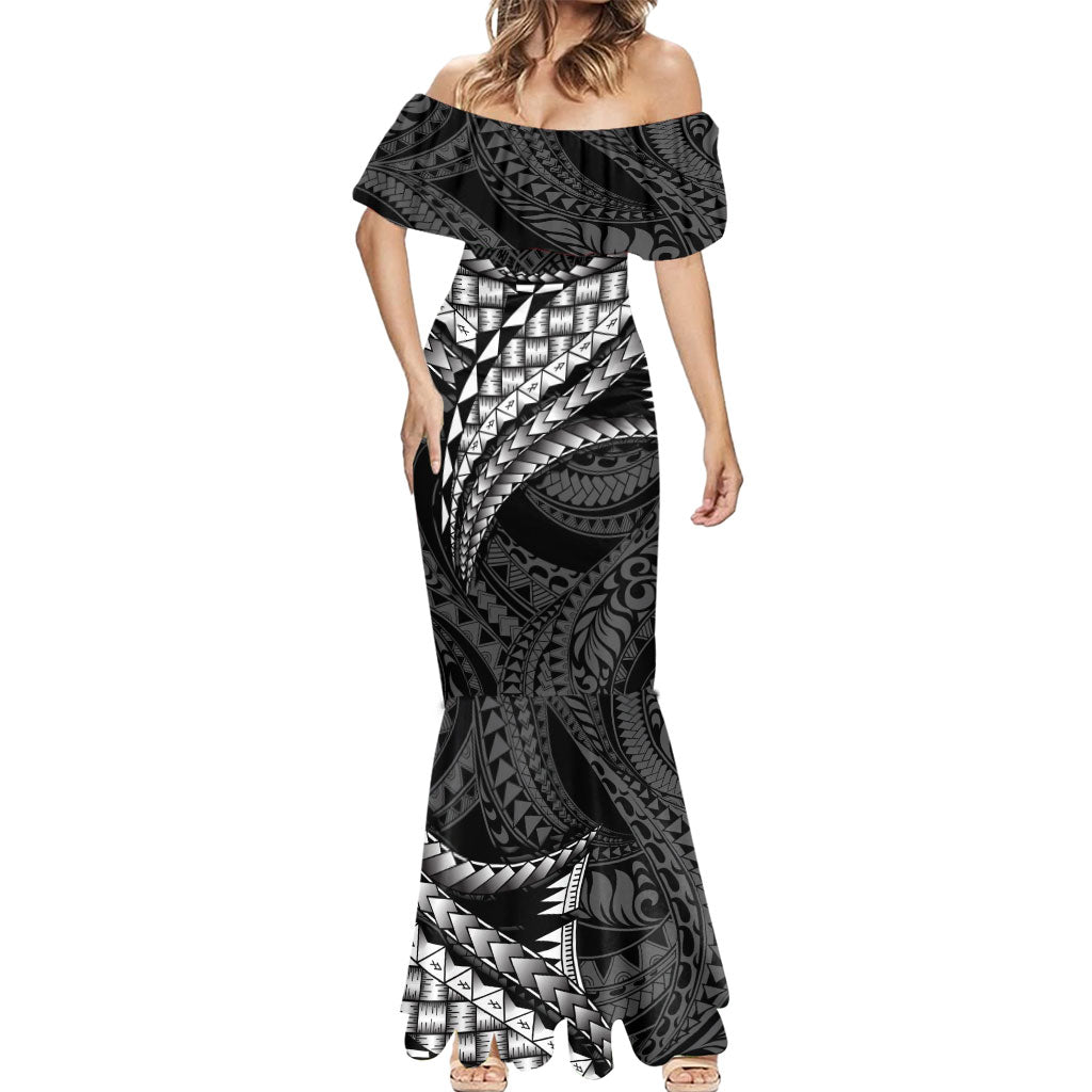 Hawaii Lauhala Tattoo Mermaid Dress Hawaiian Hala Leaf Weaving
