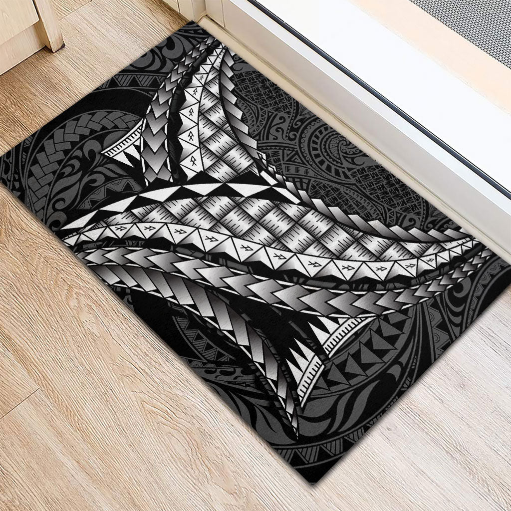 Hawaii Lauhala Tattoo Rubber Doormat Hawaiian Hala Leaf Weaving
