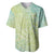 Baby Green Gradient Polynesia Baseball Jersey Hawaiian Tribal Hammerhead Shark Tattoo