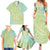 Baby Green Gradient Polynesia Family Matching Summer Maxi Dress and Hawaiian Shirt Hawaiian Tribal Hammerhead Shark Tattoo