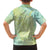 Baby Green Gradient Polynesia Family Matching Tank Maxi Dress and Hawaiian Shirt Hawaiian Tribal Hammerhead Shark Tattoo
