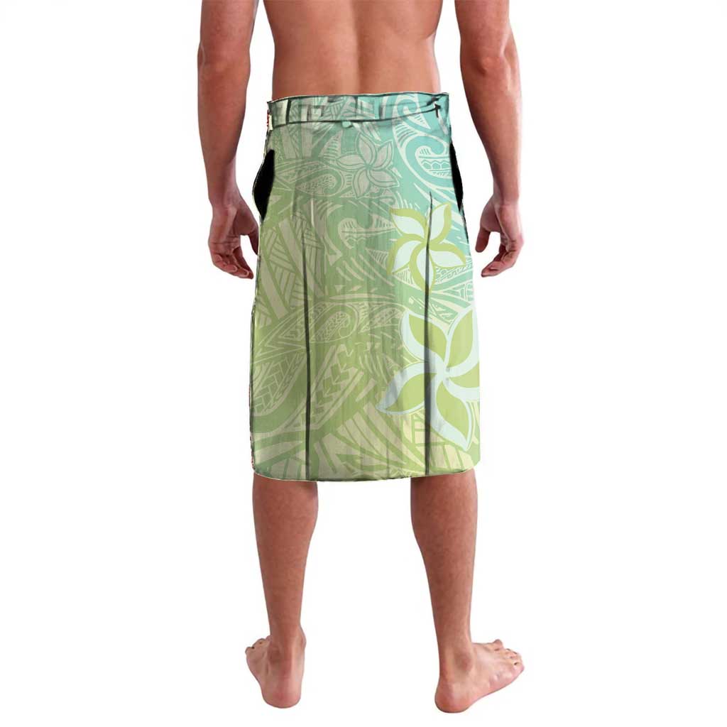 Baby Green Gradient Polynesia Lavalava Hawaiian Tribal Hammerhead Shark Tattoo LT14 - Polynesian Pride