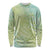 Baby Green Gradient Polynesia Long Sleeve Shirt Hawaiian Tribal Hammerhead Shark Tattoo