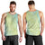 Baby Green Gradient Polynesia Men Tank Top Hawaiian Tribal Hammerhead Shark Tattoo