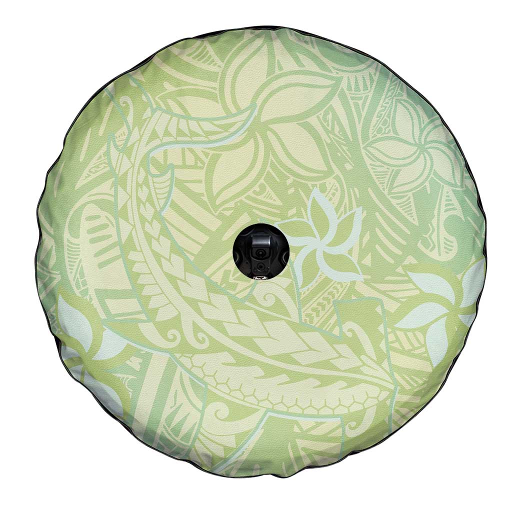 Baby Green Gradient Polynesia Spare Tire Cover Hawaiian Tribal Hammerhead Shark Tattoo LT14 - Polynesian Pride
