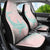 Baby Pink Gradient Polynesia Car Seat Cover Hawaiian Tribal Hammerhead Shark Tattoo