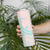 Baby Pink Gradient Polynesia Skinny Tumbler Hawaiian Tribal Hammerhead Shark Tattoo