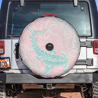Baby Pink Gradient Polynesia Spare Tire Cover Hawaiian Tribal Hammerhead Shark Tattoo LT14 Baby Pink - Polynesian Pride