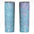 Baby Blue Gradient Polynesia Skinny Tumbler Hawaiian Tribal Hammerhead Shark Tattoo