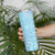 Baby Blue Gradient Polynesia Skinny Tumbler Hawaiian Tribal Hammerhead Shark Tattoo