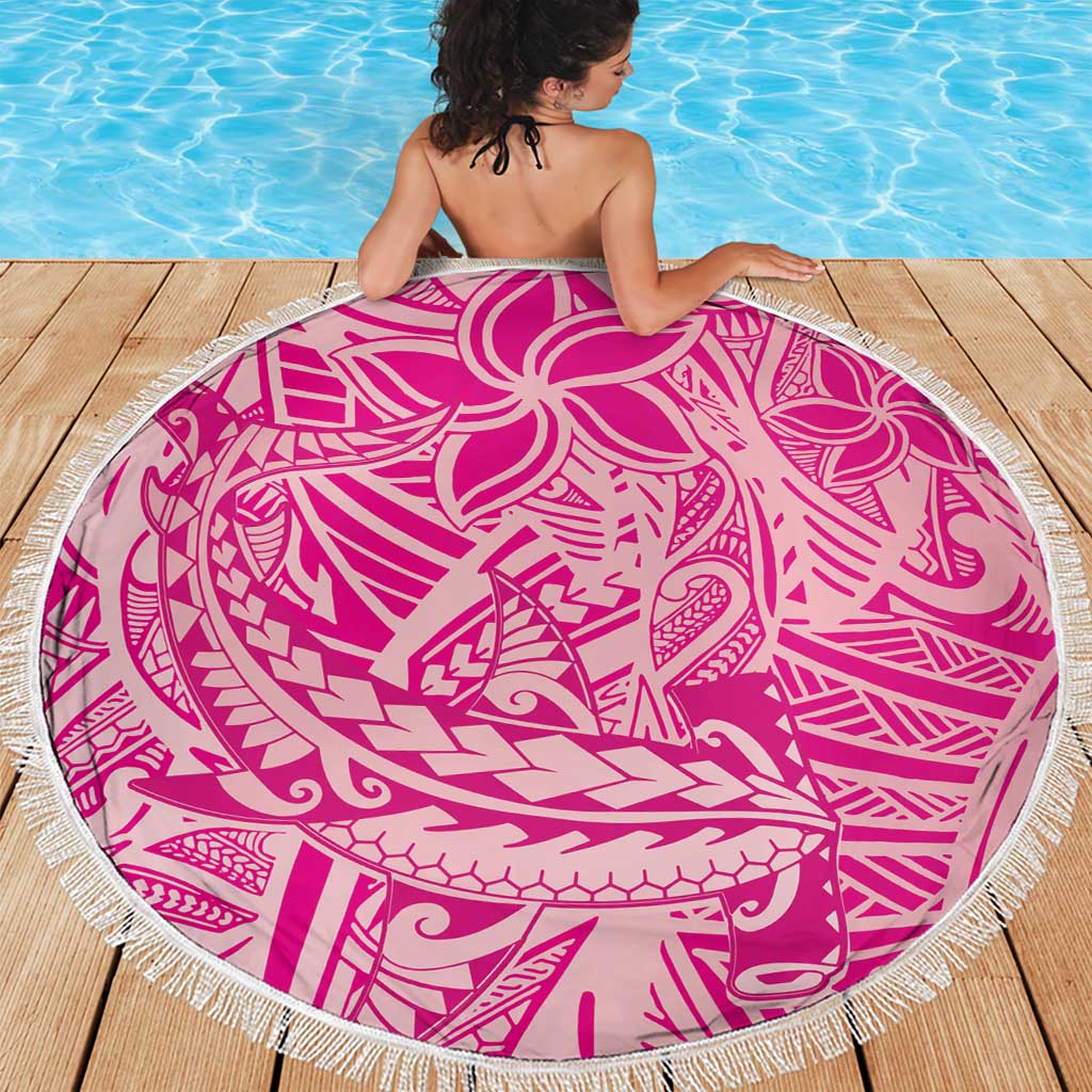 Beige Gradient Polynesia Beach Blanket Hawaiian Tribal Hammerhead Shark Tattoo LT14 - Polynesian Pride