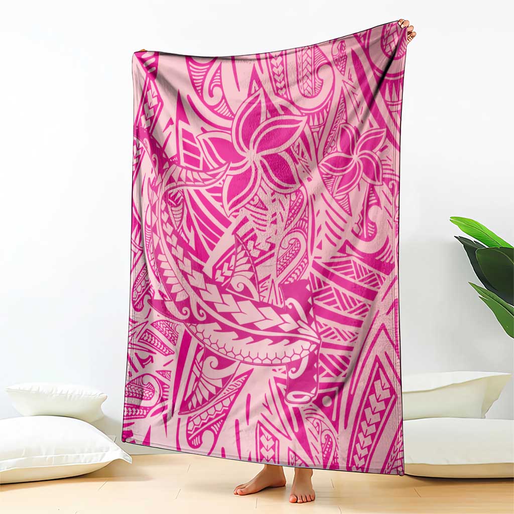 Beige Gradient Polynesia Blanket Hawaiian Tribal Hammerhead Shark Tattoo LT14 - Polynesian Pride
