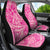 Beige Gradient Polynesia Car Seat Cover Hawaiian Tribal Hammerhead Shark Tattoo