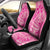 Beige Gradient Polynesia Car Seat Cover Hawaiian Tribal Hammerhead Shark Tattoo