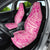 Beige Gradient Polynesia Car Seat Cover Hawaiian Tribal Hammerhead Shark Tattoo