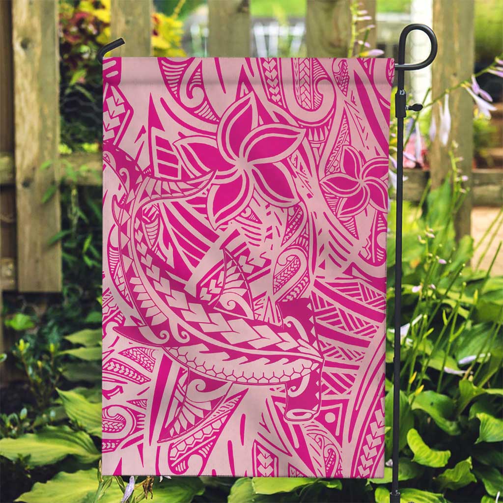 Beige Gradient Polynesia Garden Flag Hawaiian Tribal Hammerhead Shark Tattoo LT14 Garden Flag Beige - Polynesian Pride