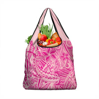 Beige Gradient Polynesia Grocery Bag Hawaiian Tribal Hammerhead Shark Tattoo LT14 1-pack One Size Beige - Polynesian Pride