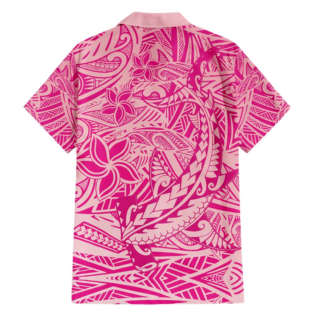Beige Gradient Polynesia Hawaiian Shirt Hawaiian Tribal Hammerhead Shark Tattoo LT14 - Polynesian Pride