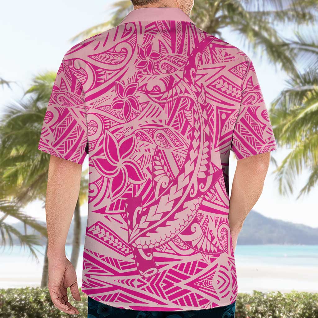 Beige Gradient Polynesia Hawaiian Shirt Hawaiian Tribal Hammerhead Shark Tattoo LT14 - Polynesian Pride