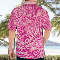 Beige Gradient Polynesia Hawaiian Shirt Hawaiian Tribal Hammerhead Shark Tattoo LT14 - Polynesian Pride