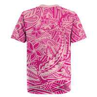 Beige Gradient Polynesia Rugby Jersey Hawaiian Tribal Hammerhead Shark Tattoo LT14 - Polynesian Pride