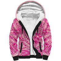 Beige Gradient Polynesia Sherpa Hoodie Hawaiian Tribal Hammerhead Shark Tattoo LT14 Unisex Beige - Polynesian Pride