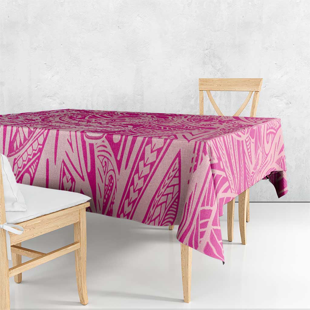 Beige Gradient Polynesia Tablecloth Hawaiian Tribal Hammerhead Shark Tattoo LT14 - Polynesian Pride