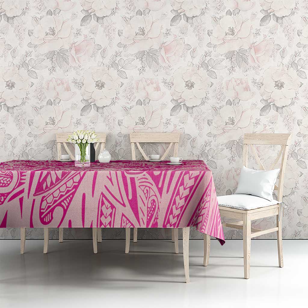 Beige Gradient Polynesia Tablecloth Hawaiian Tribal Hammerhead Shark Tattoo LT14 - Polynesian Pride