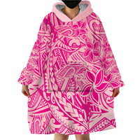 Beige Gradient Polynesia Wearable Blanket Hoodie Hawaiian Tribal Hammerhead Shark Tattoo LT14 - Polynesian Pride