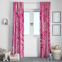 Beige Gradient Polynesia Window Curtain Hawaiian Tribal Hammerhead Shark Tattoo LT14 - Polynesian Pride