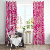 Beige Gradient Polynesia Window Curtain Hawaiian Tribal Hammerhead Shark Tattoo LT14 - Polynesian Pride